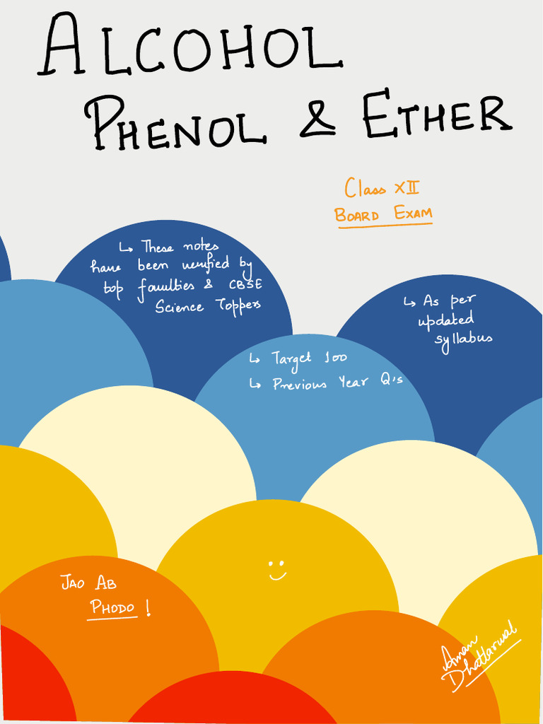 Alcohol Ether Phenol | PDF