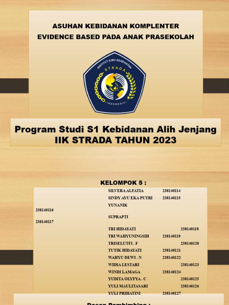 KEL 5 - Evidence Based Pada Anak | PDF