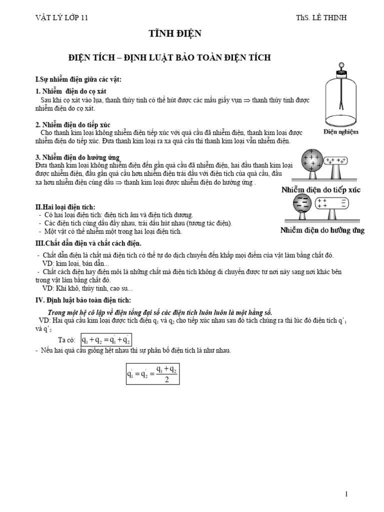 Phân bố điện tích