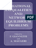 Antoni Carla (Auth.), F. Giannessi, A. Maugeri (Eds.) - Variational Inequalities and Network Equilibrium Problems (1995, Springer)