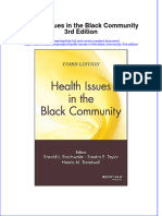 Health Issues in The Black Community 3rd Edition