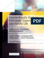 First-In-Family Students, University Experience and Family Life