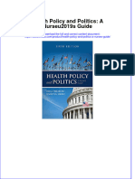 Health Policy and Politics A Nurses Guide