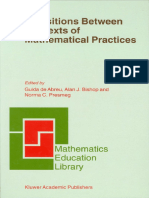 Guida de Abreu, A.J. Bishop, Norma C. Presmeg - Transitions Between Contexts of Mathematical Practices (Mathematics Education Library) (2001)