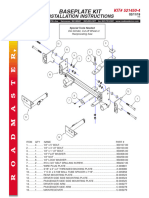 Baseplate Kit: Installation Instructions