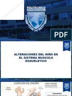 Alteraciones Del Niño en El Sistema Musculoesqueletico