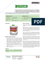 Dudutech EZYFLOW Gypsum Product Sheet