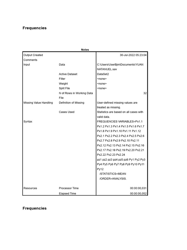 Frequencies Notes PDF Software Engineering Applied Mathematics