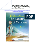 Etextbook 978 0323370813 The Language of Medicine 11th Edition by Davi Ellen Chabner