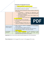 Introduction Paragraph Structure - Explained