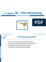 Chapter 5 (B) - CPU Scheduling