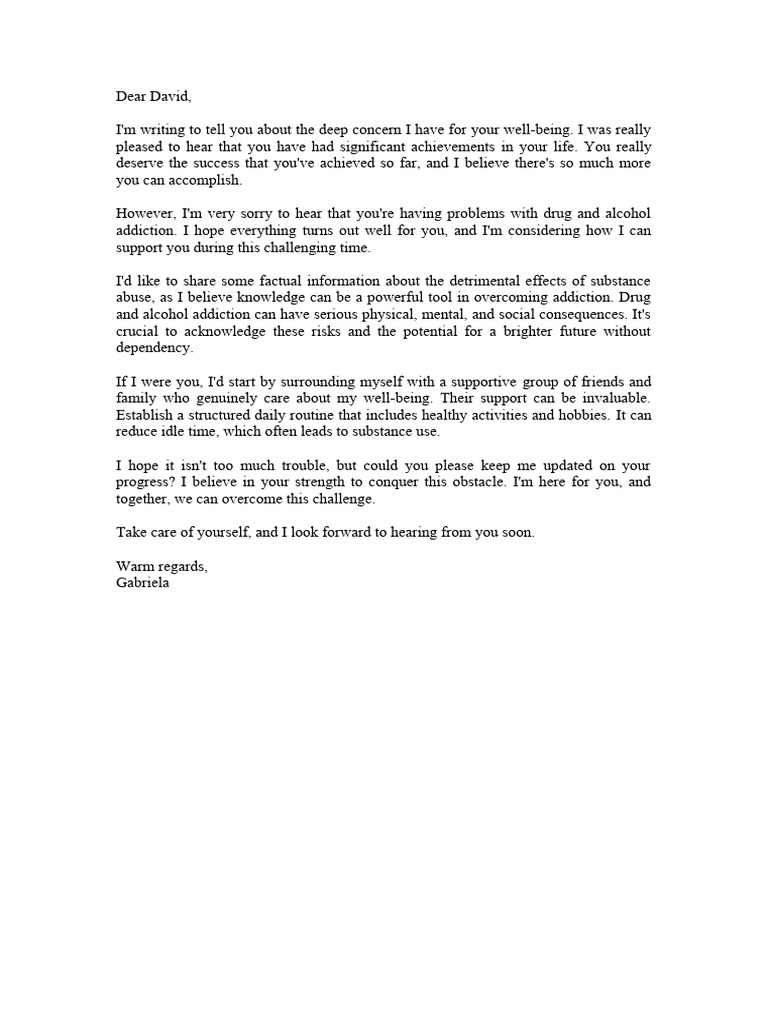 semiformal letter PDF