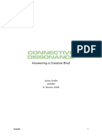 Answering A Creative Breif - Connective Dissonance - Jonas Große