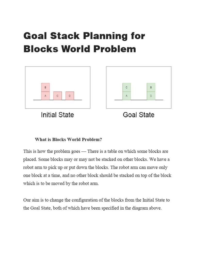 Planning In Ai Pdf