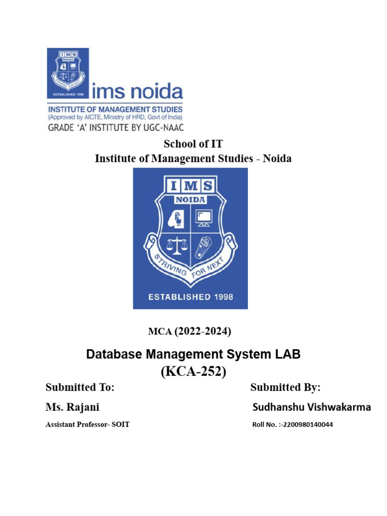 DBMS File | PDF