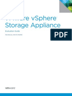 VMware Vsphere Storage Appliance Evaluation Guide