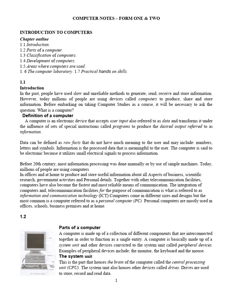 Computer Notes Simplified | PDF | Read Only Memory | Image Scanner