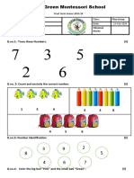 Class Play Group Math Paper