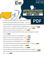 Pte Prediction: Answer Short Questions