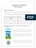 Geo Revision 1 - Climate Change