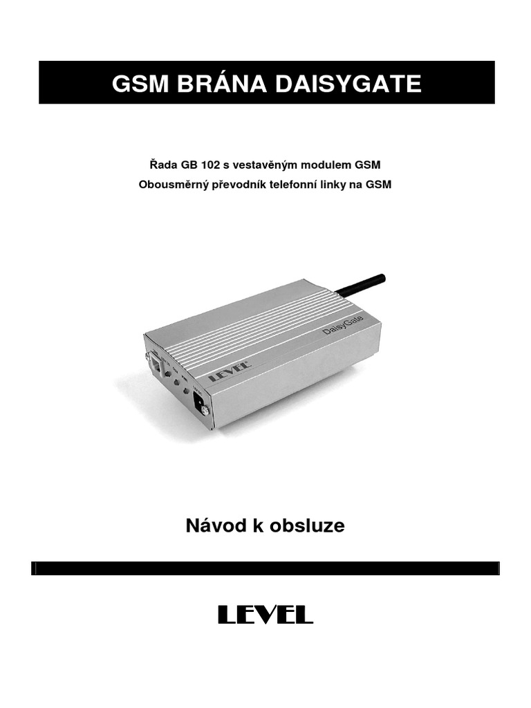 8 3 gb102xxx - Navod K Obsluze | PDF