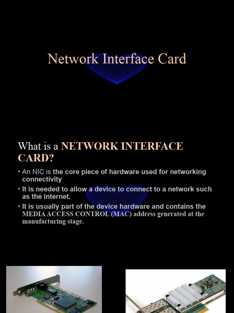 Understanding Network Interface Cards | PDF