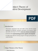 Vygotskys Theory of Cogntive Development PED01