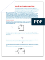 Ley de Ohm de Los Circuitos Magnéticos