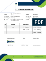 003 Surat Pengantar Barang PMO - TAJ