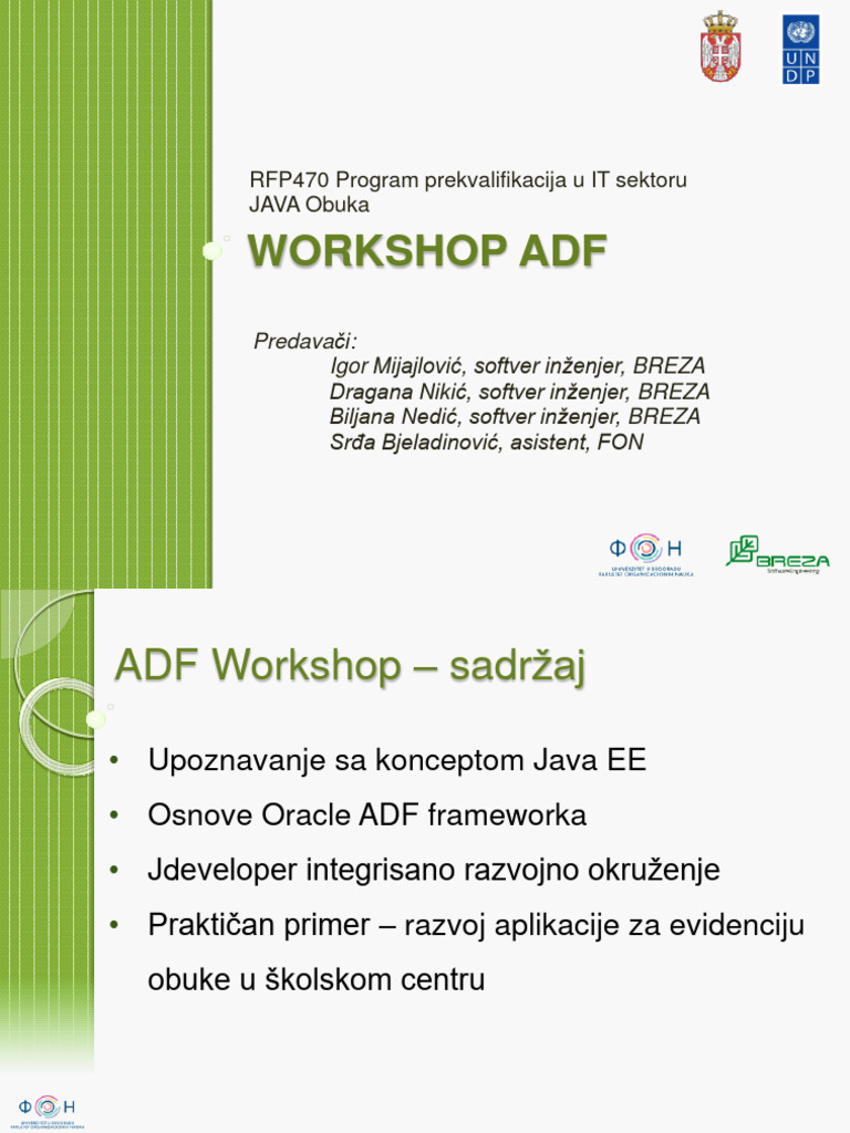 001 ADF Workshop | PDF