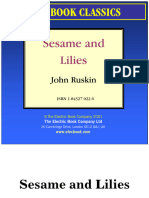 John Ruskin - (1865) Sesame and Lilies