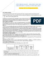 Lớp Chemvanan1 - Hsg Hóa Cho 2K8 Chuyên Đề 3: Năng Lượng Hóa Học