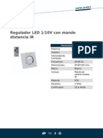 Regulador 1-10v LED universal para pared