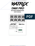 4CH DMX DIMMER PACK MANUAL