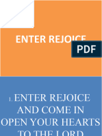 Enter Rejoice