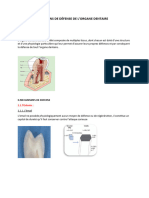 Moyens de Défense de L'organe 03-Dentaire