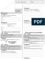 Les Suites Numeriques Cours PDF