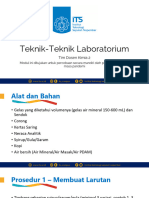 Petunjuk Praktikum Kimia 2 - Teknik-Teknik Laboratorium