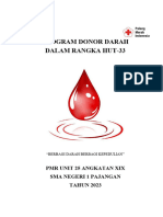 Program Donor Darah Sman 1 Pajangan