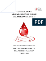 Tindak Lanjut Donor Darah