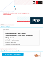 Temas 5.1, 5.2 e 5.3 - A Evolução Da Moeda e As Novas Formas de Pagamento Preço Dos Bens