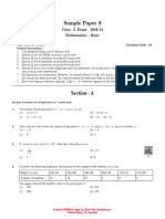 SQP - 2 Maths