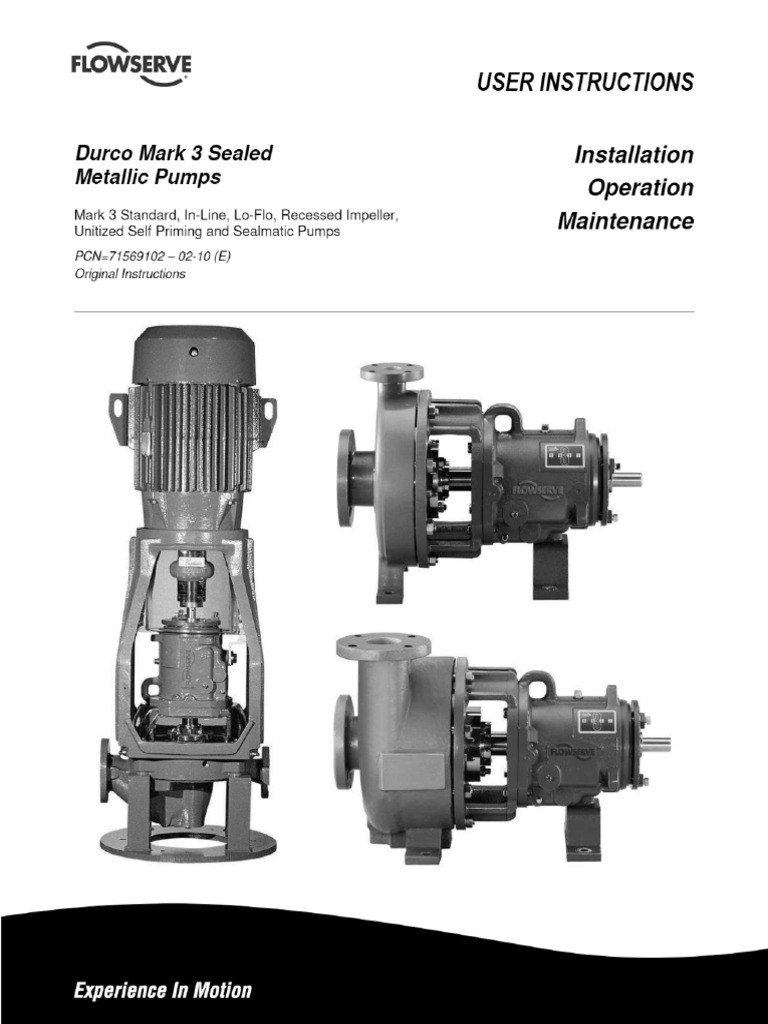 DURCO 3K Manual PDF
