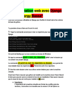 Programmation Web Avec Django