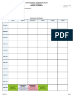 Horario Academico 2021-2021