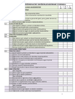 Check List For Classroom Obervation (Turkish)