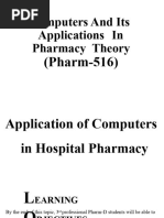 Role of Computer in Hospitals