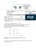 Iee3 Composants de L'electronique Analogique