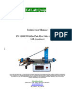 FM 100.OFM Orifice Plate Flow Meter Apparatus With Transducer - EdLabQuip 16-04