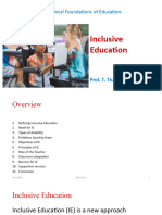 4.0 Inclusive Education